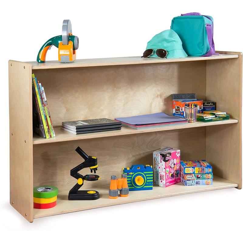 RRI Goods 2Shelf Montessori Bookshelf, 46.75" W Horizontal Bookshelves